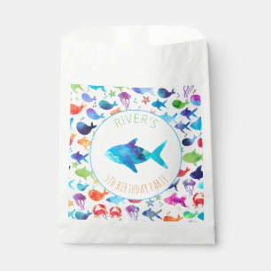 Unter dem Meer Regenbogen Fische GeburtstagsBaby-D Geschenktütchen