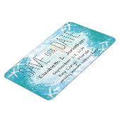 Unter dem Meer Rette unser Datum Magnet (Linke Seite)