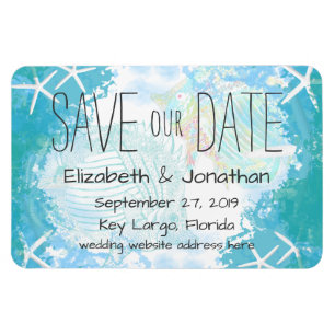 Unter dem Meer Rette unser Datum Magnet