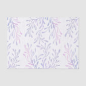 Unter dem Meer rosa Lila Algenmädchen 1. Seidenpapier (Vorderseite)