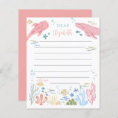 Unter dem Meer Rosa Ozean Tiere Zeit Kapsel (Vorne/Hinten)