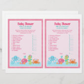 Unter dem Meer/Rosa Whale "Preis ist richtig" Spie (Vorne/Hinten)