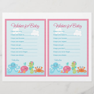 Unter dem Meer/Rosa Whale "Wish for Baby" Noten