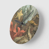 Unter dem Meer Runde Wanduhr (Winkel)