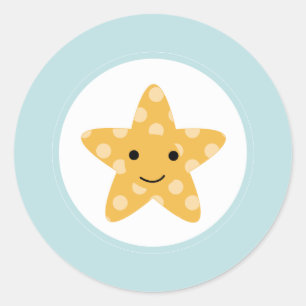 {unter dem Meer} Runder Aufkleber