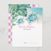 Unter dem Meer Schildkrötenduschenberater Karten (Vorne/Hinten)