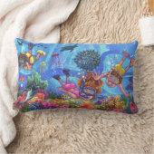 Unter dem Meer Schnorcheln Kinder Kunst Lendenkissen (Decke)