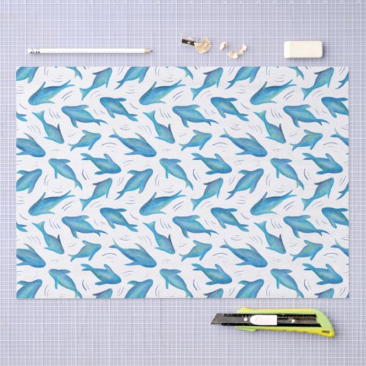 Unter dem Meer Seidenpapier (Handwerk)