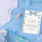 Unter dem Meer Strand Thema mit Muschel Design Bab Einladung