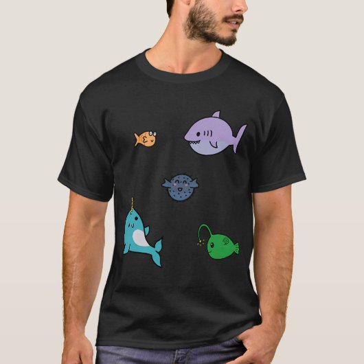 Unter dem Meer. T-Shirt (Vorderseite)