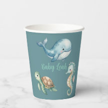 Unter dem Meer Tiere Aquamarin Baby Shower