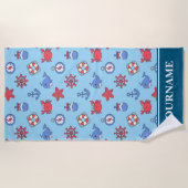 Unter dem Meer Tiere Jungs Strandtuch (Vorderseite)