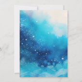 Unter dem Meer Tiere Whale Baby Dusche Einladung (Rückseite)