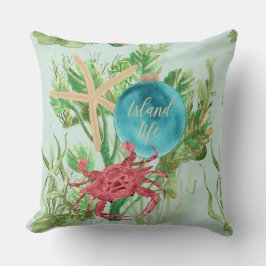 Unter dem Meer Tropeninsel Weihnachten Kissen