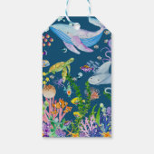 Unter dem Meer vielen Dank Geschenkanhänger (Rückseite)