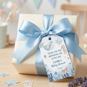 Unter dem Meer Wal Octopus Krebs Baby-Party Geschenkanhänger