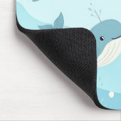 Unter dem Meer Wale & Fische Kinder Mousepad (Ecke)
