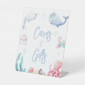 Unter dem Meer Wasserduschkarten und Geschenke Sockelschild (Vorderseite)