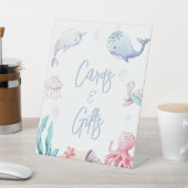 Unter dem Meer Wasserduschkarten und Geschenke Sockelschild (In SItu)