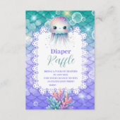 Unter dem Meer Wasserfarbenklatsche Begleitkarte (Vorderseite)