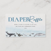 Unter dem Meer WhaleBaby Dusche Windelwanne Begleitkarte (Vorderseite)