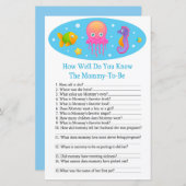 Unter dem Meer Wie gut kennen Sie das Baby-Duschba (Vorne/Hinten)