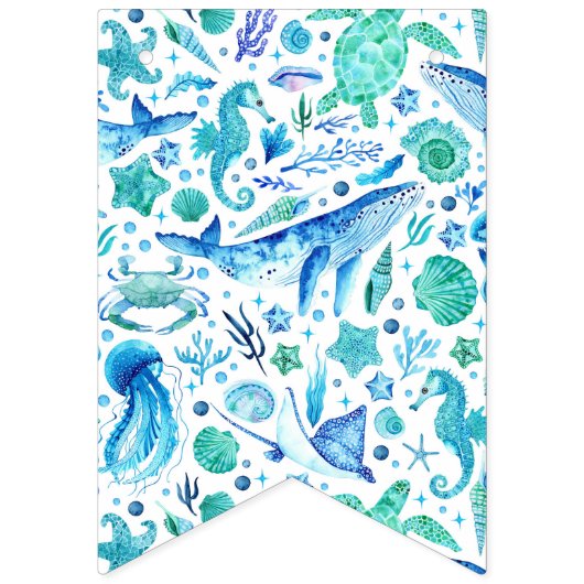 Unter dem Meer Wimpelkette (Erste Fahne)