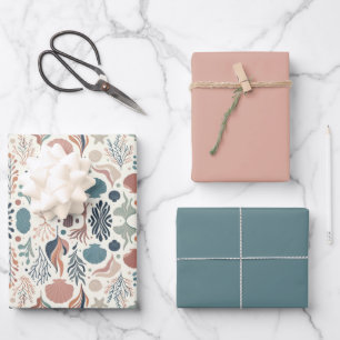 Unter dem Meer zum Geburtstag, Ozean flüstert Must Geschenkpapier Set