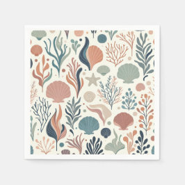 Unter dem Meer zum Geburtstag, Ozean flüstert Must Serviette