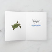 Unter dem Meeresabenteuer Junge Happy Birthday Karte (Innenseite)
