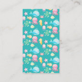 Unter dem Meeresabenteuer Windelrudel Begleitkarte (Rückseite)