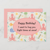 Unter dem Meeresaugenkrebs Postkarte (Vorne/Hinten)