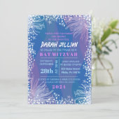 UNTER DEM MEERESBAD Mitzvah Einladung (Stehend Vorderseite)