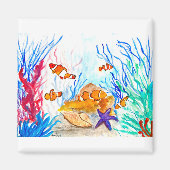 Unter dem Meeresfarbenmeer Magnet (Vorne)