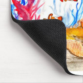 Unter dem Meeresfarbenmeer Mousepad (Ecke)