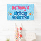 Unter dem Meeresfisch "Custom Birthday" Banner (Insitu)