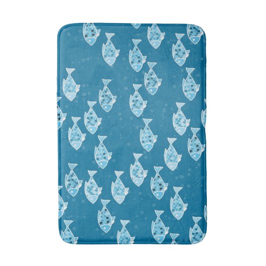 Unter dem Meeresfischdesign Badematte (Vorderseite Vertikal)