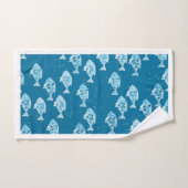 Unter dem Meeresfischdesign Badhandtuch Set (Handtuch)