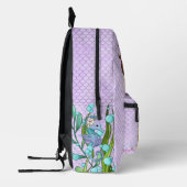 Unter dem Meeresgrund Rosa und Lila Meerjungfrau ( Bedruckter Rucksack (Links)