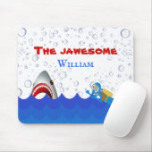 Unter dem Meereshai-Skubadier Name Cartoon Kinder Mousepad (Mit Mouse)