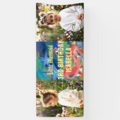 Unter dem Meereskorallenfoto Collage Meerjungfrau Banner (Vertikal)