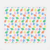 Unter dem Meereskorallenriff Nahtloses Muster - De Fleecedecke (Vorderseite (Horizontal))