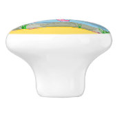 Unter dem Meeresktopus-Keramik-Knob Keramikknauf (Seitenansicht)