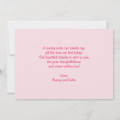 Unter dem Meeresleben/Kinderdusche Danke Karte (Rückseite)