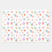 Unter dem Meeresmuster Geschenkpapier Set (Vorderseite 2)