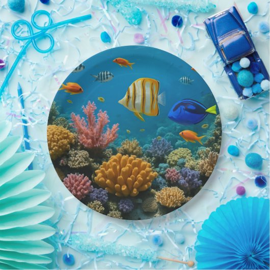 Unter dem Meerespapier Pappteller (Party)