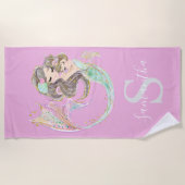 UNTER DEM MEERESPINK STRANDTUCH (Vorderseite)