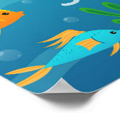 Unter dem Meeresplakat Poster (Ecke)