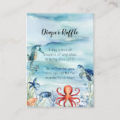 Unter dem Meeresschildkrötenschutzschildkröten-Win Begleitkarte (Vorderseite)