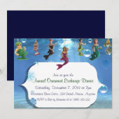 Unter dem Meeresschmuckstück Börse Einladungen (Vorne/Hinten)